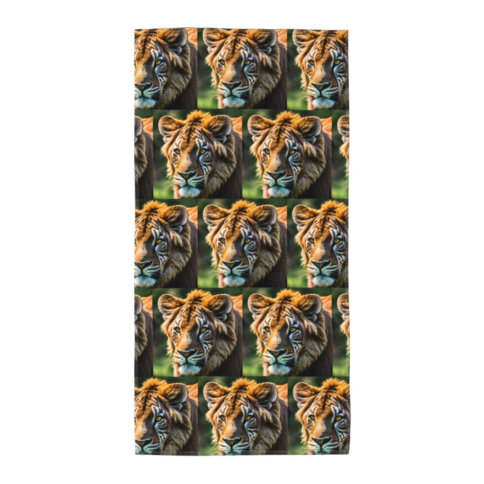 SDEGTHO African Animals Fashion Printed Bath Towel High Water Absorption For Hiking Trip