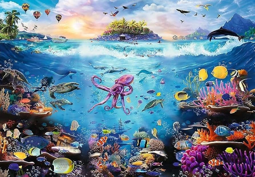 Trefl Prime - Puzzle UFT: Dive into Underwater Paradise - 13500
