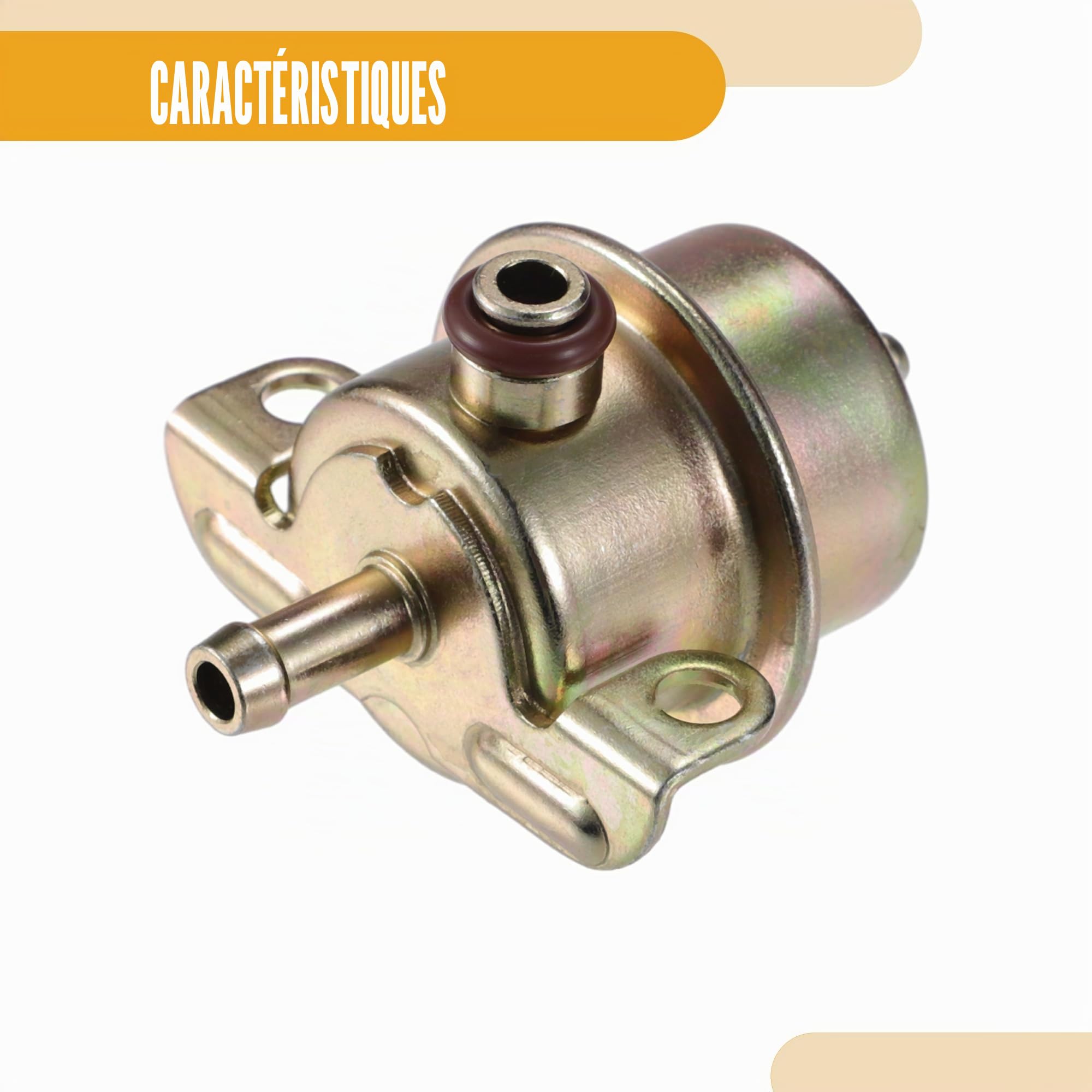 Régulateur Pression Injection Carburant Pour Bmw 325i 87-93 1pc | Couleur Bronze Métallisé, Matériau Métal, OE 13531722040, Pour BMW 318i 85, 325is 87-91, 535i 85-93, 1 Pièce
