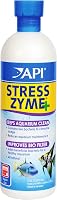 API Stress Zyme Aquarium Cleaner: 300 Million Live Bacteria for Freshwater & Saltwater Tanks, 16oz Reduces Sludge & Maintenance