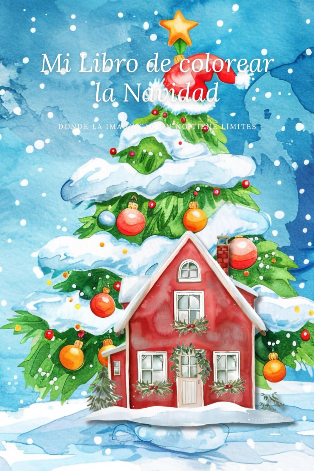 Navidad para Colorear | Volumen 4: 25 Dibujos Súper Simples para Niños Pequeños: Colores fáciles: Papá Noel, animales, árboles y elementos navideños con líneas gruesas para niños de 2 a 5 años