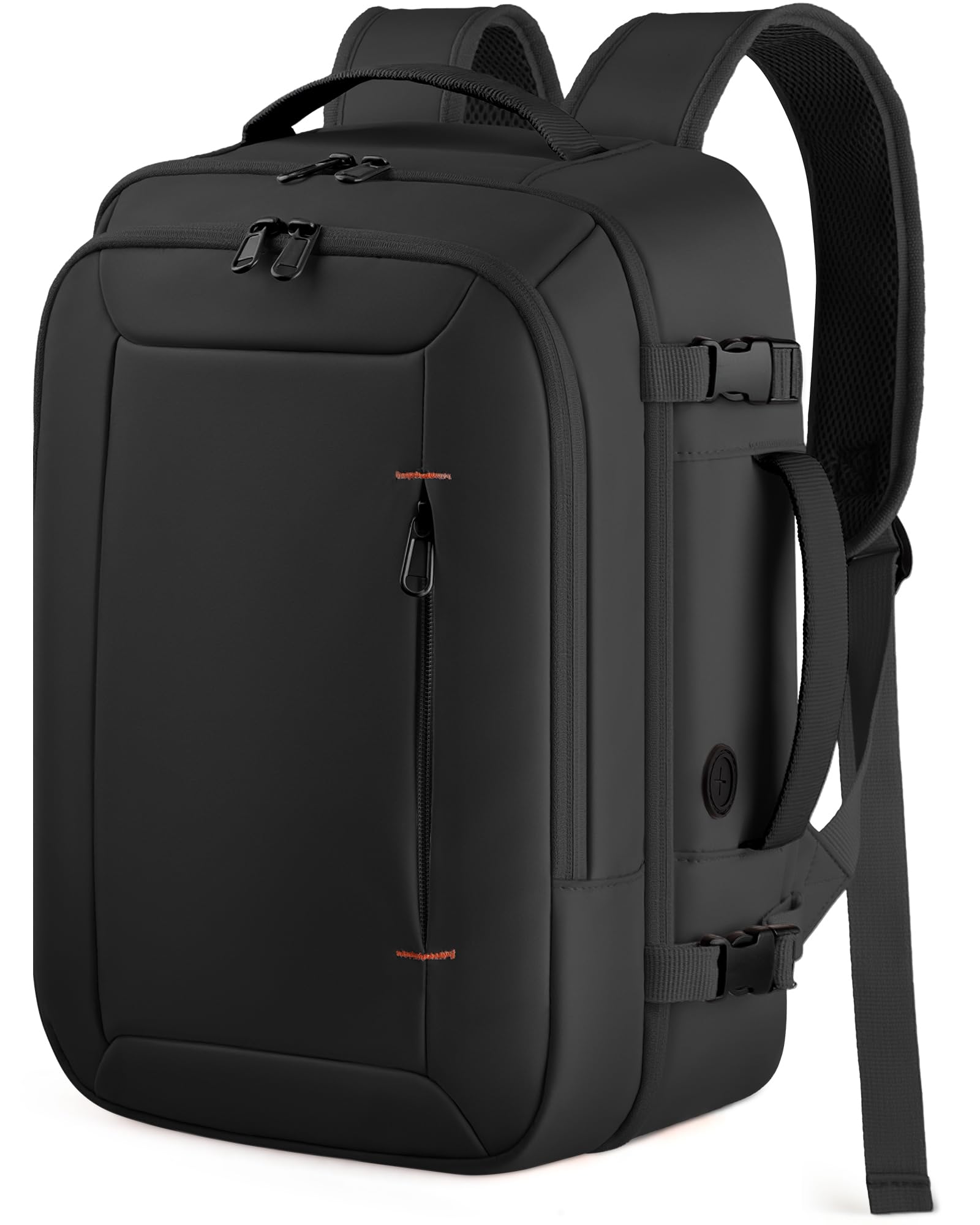 HOTOR Zaino Ryanair 40x20x25 - Zaino da Viaggio Zaino Porta PC Multi-Tasca e Portatile, Bagaglio a Mano Compatibile Ryanair, Con Foro USB, Per Donna e Uomo Lavoro, Viaggi in Aereo e Trekking, Nero