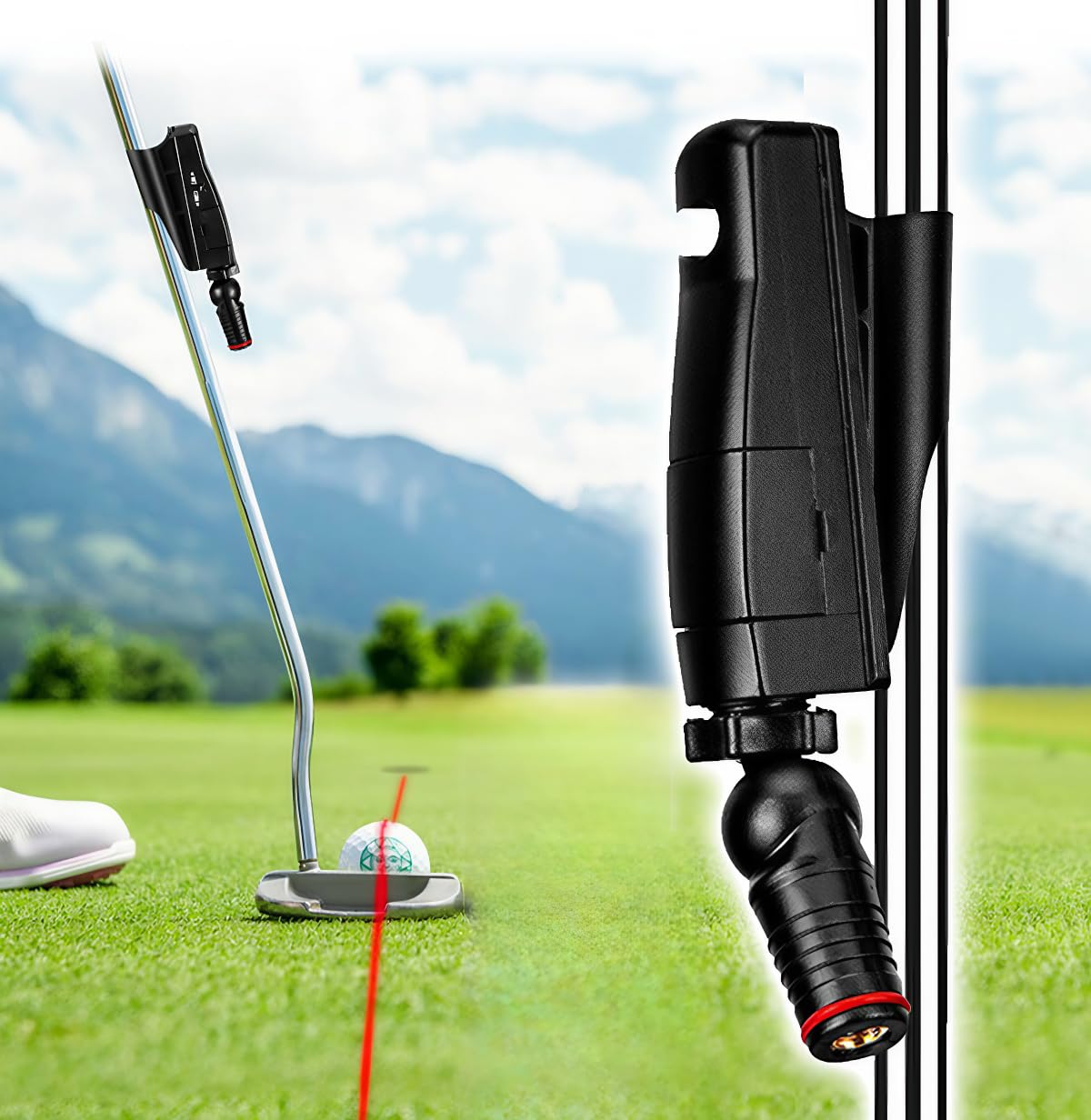 TP17 laserowa głowica do puttera golfowego 360° z regulacją kąta