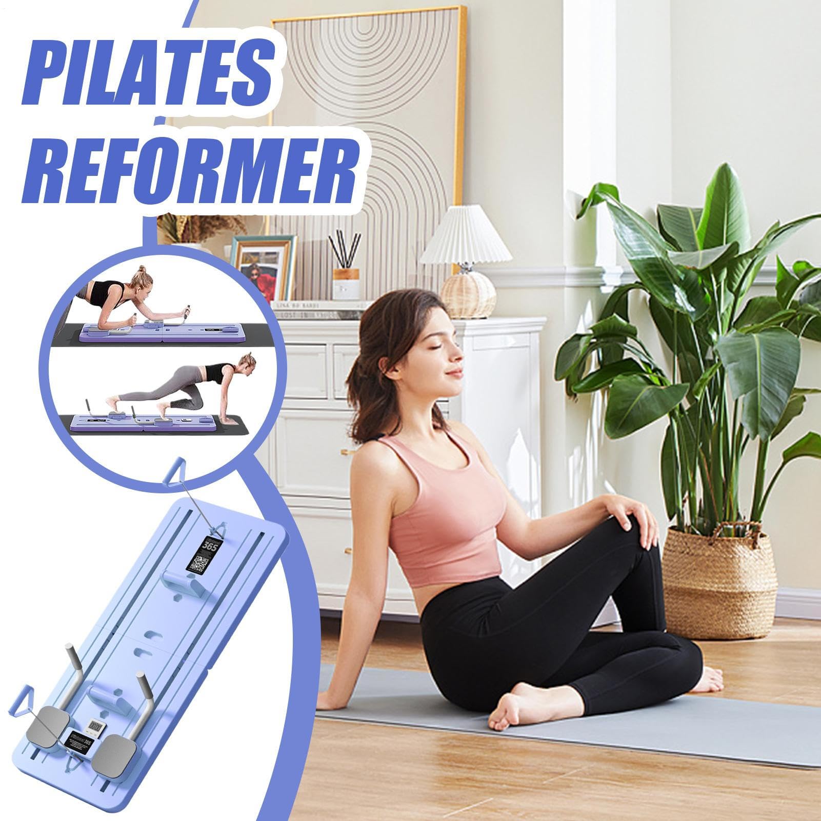 Home Pilates Board, deska do pilatesu | wielofunkcyjny trenażer AB - domowe narzędzie do treningu fitness, sprzęt treningowy do treningu rdzeniowego