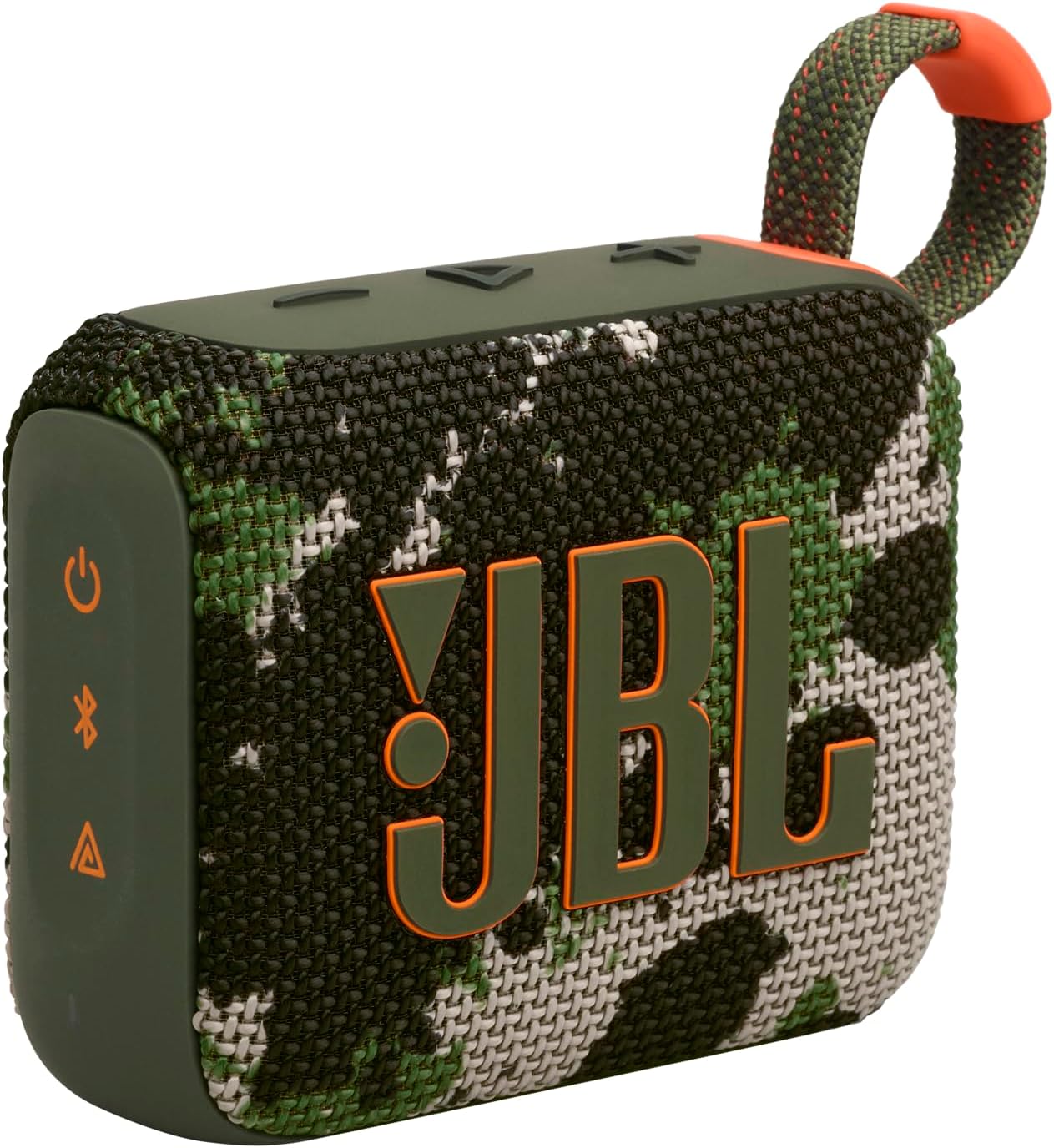 Go 4 - Ultra-Portable, Waterproof and Dustproof Bluetooth Speaker, Big JBL Pro Sound with Punchy bass, 7-Hour Built-in Battery, Made in Part with Recycled Materials (Squad)