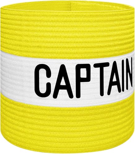 Miniatura 8 de Brazalete deportivo unisex de capitán, ajustable para entrenamiento de fútbol, adultos y jóvenes, banda elástica para el brazo del capitán,