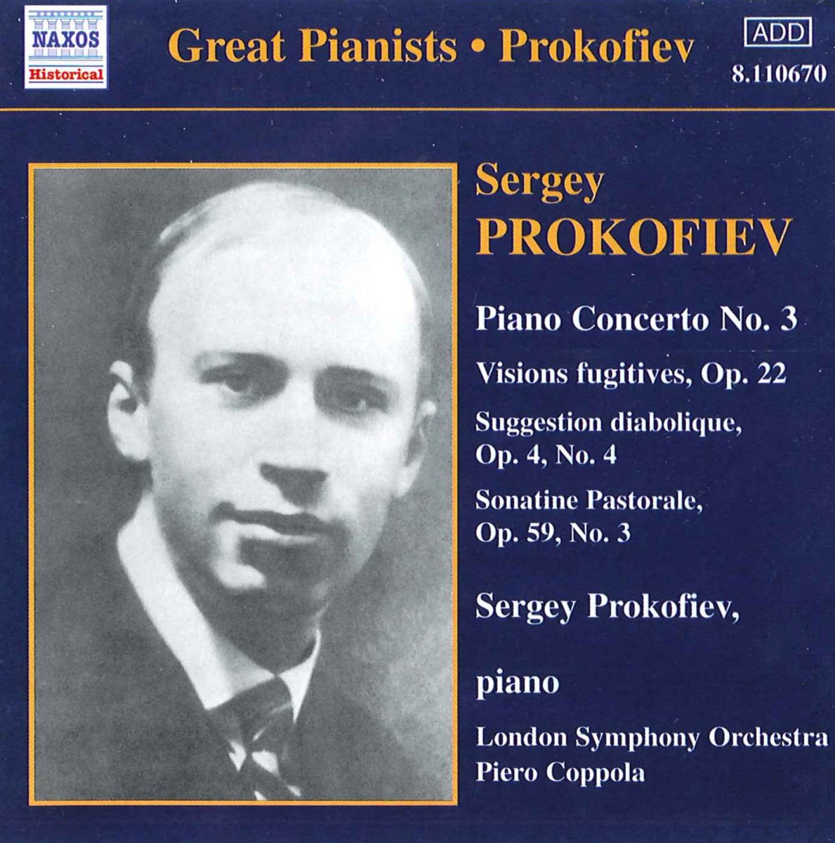Prokofiev Plays Prokofiev: Piano Concerto No. 3 [Recorded 1932-5]