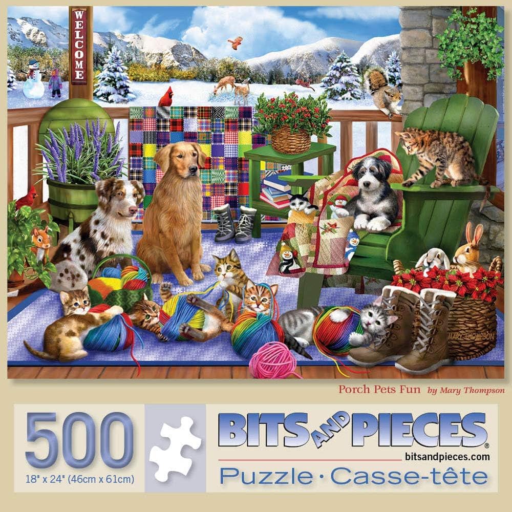 Amazon.com: Bits and Pieces – 500 Piece Jigsaw Puzzle for Adults