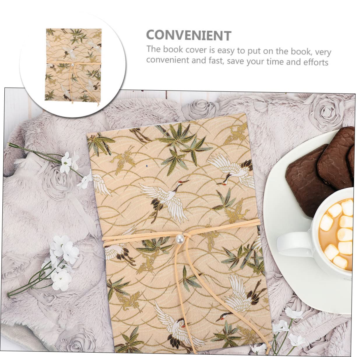 NUOBESTY 3piezas Cubierta Protectora Para Elegante Diseño De Grulla Funda Para y Lectores Protector Decorativo y Práctico Para y