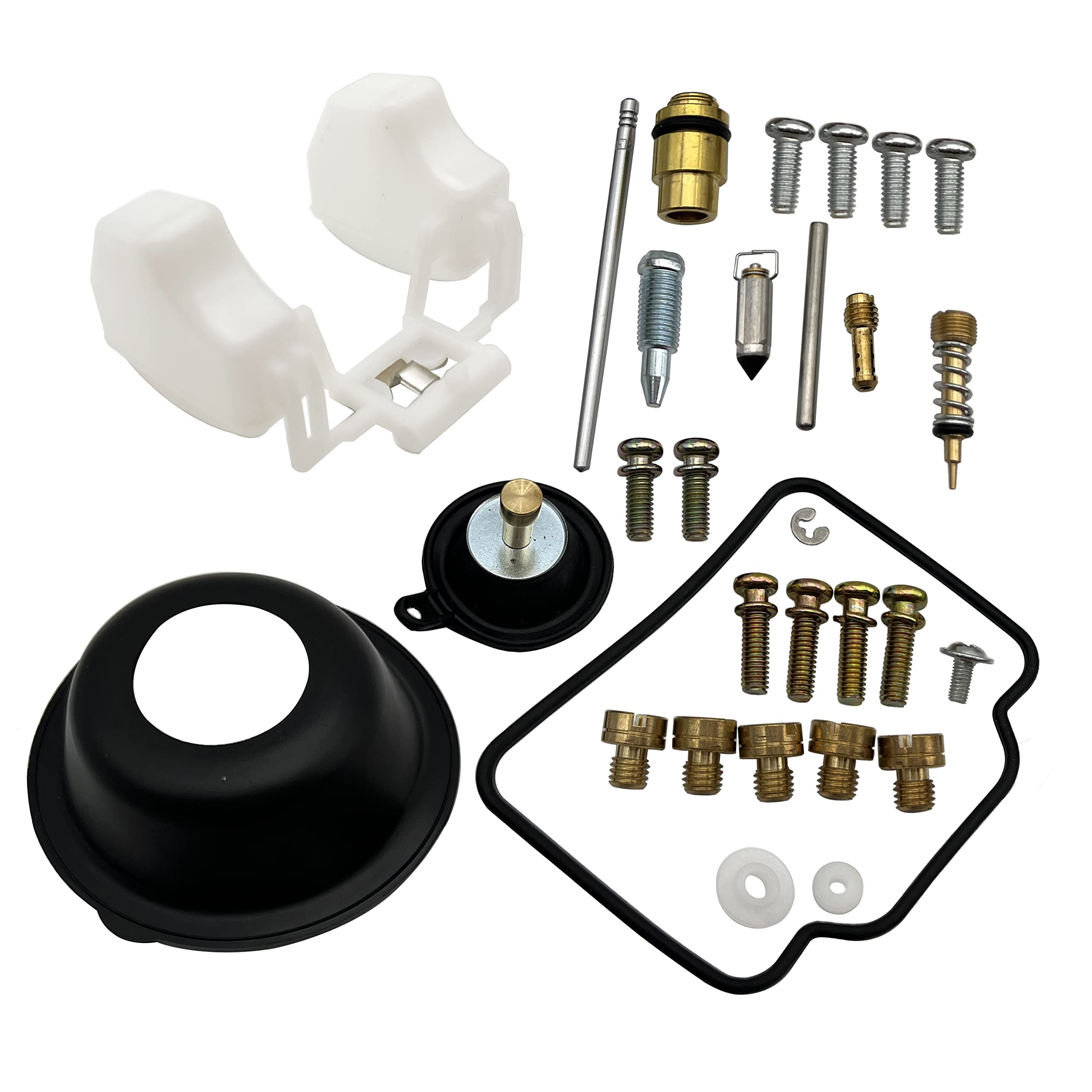 KL250 Carburetor Repair Kit, Compatible With G1 ~ G8 H1 ~ H8 Super Sherpa Series KL250 Motorcycle Mikuni Carburetor 1997 ~ 2010 Version