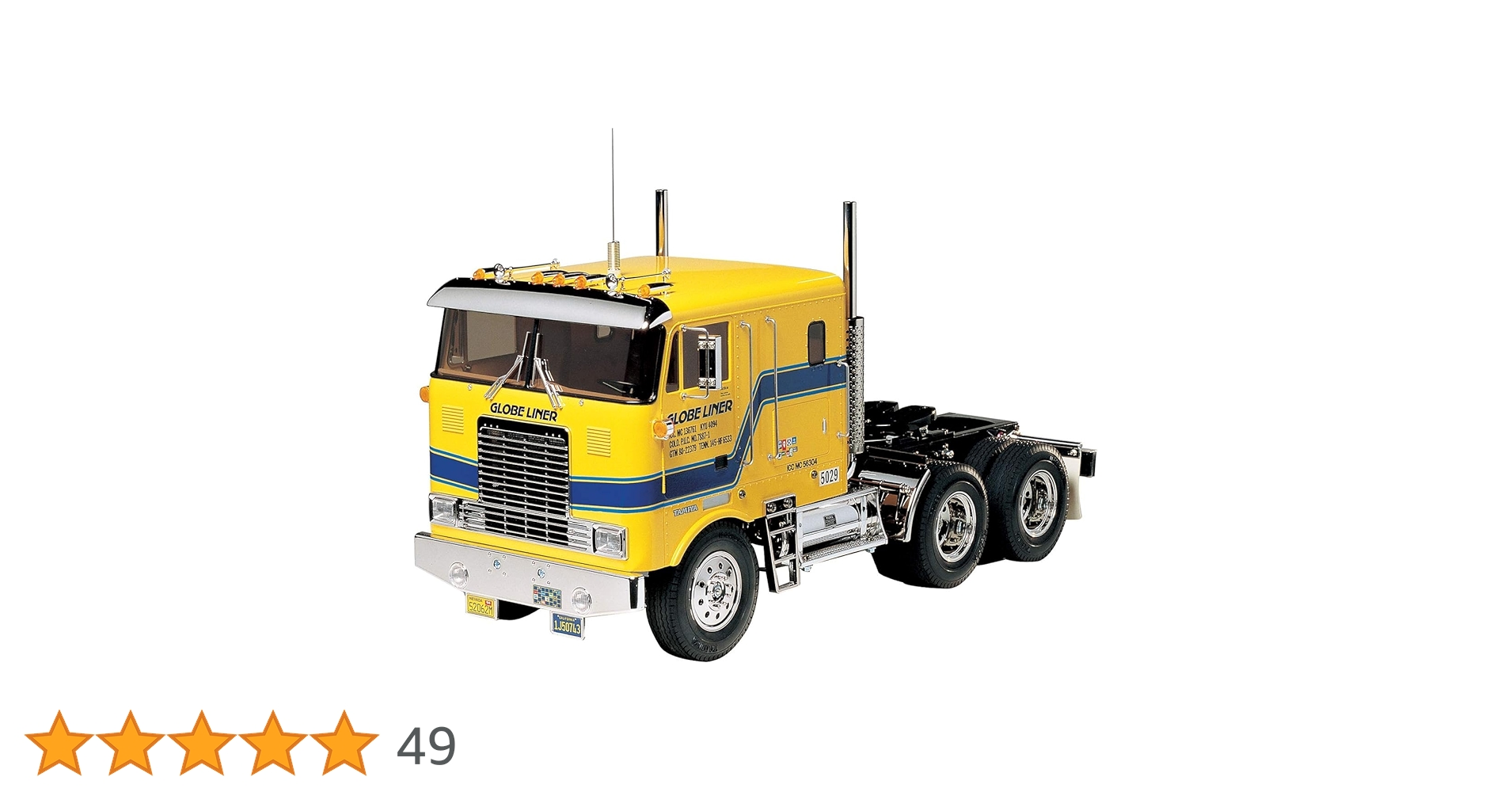 完成品3速ギアタミヤRC1/14 グローブライナーフラットヘッド6×4フルセット 1/14 電動RCトラック グローブライナー フルセット【57069