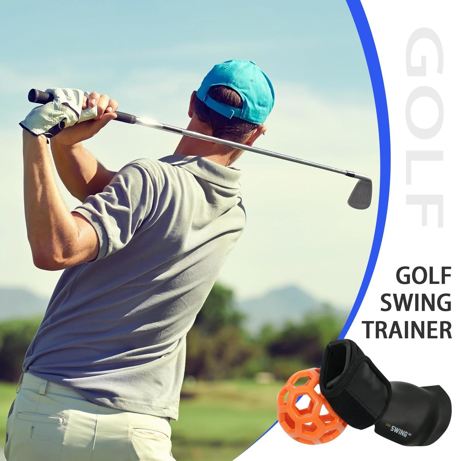 Muñequera de entrenamiento de golf, ayuda para entrenamiento de muñeca de golf, corrector de swing eficiente, ayuda de entrenamiento de swing, equipo suave para interiores y exteriores