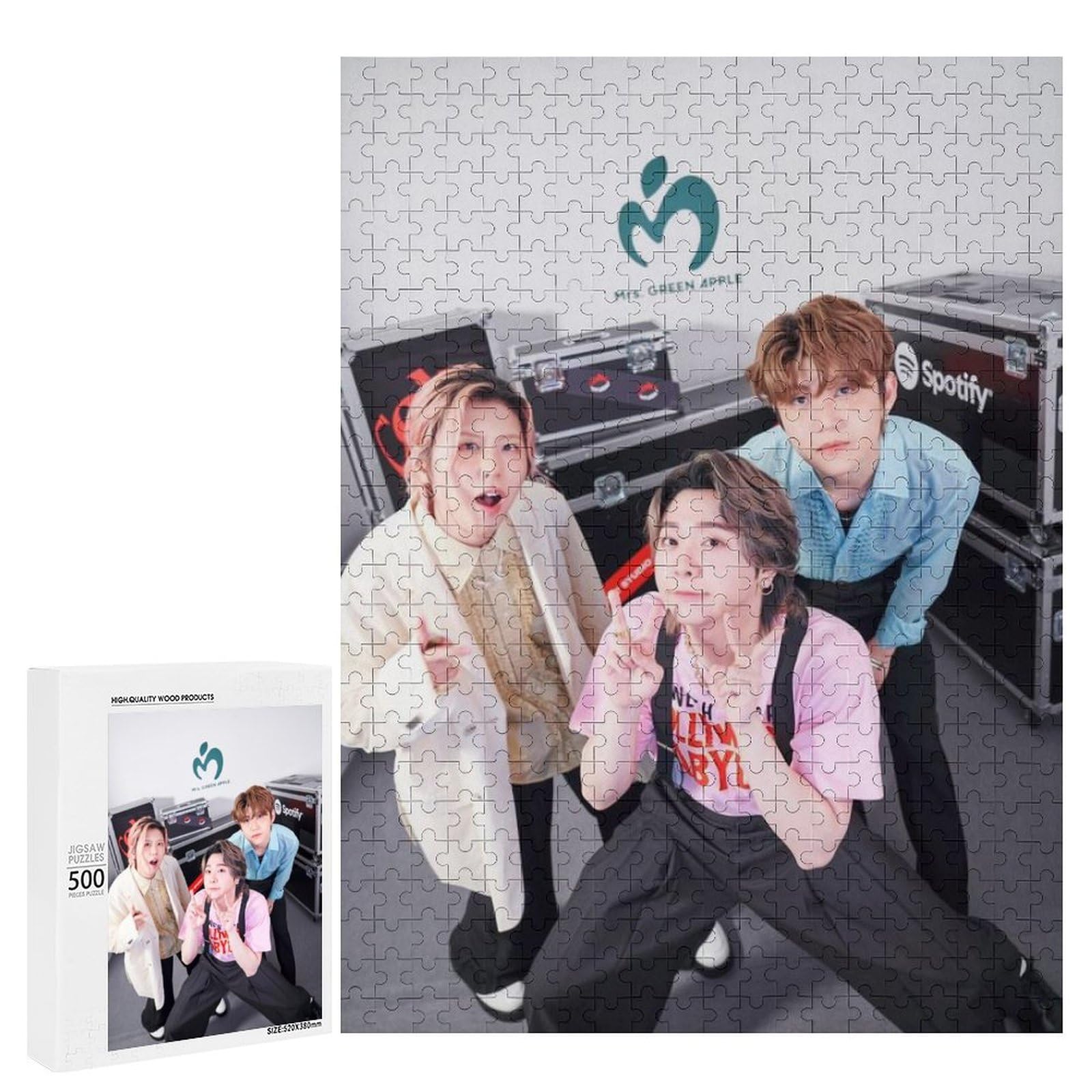 Amazon.co.jp: ミセス・グリーン・アップル ジグソーパズル 木製