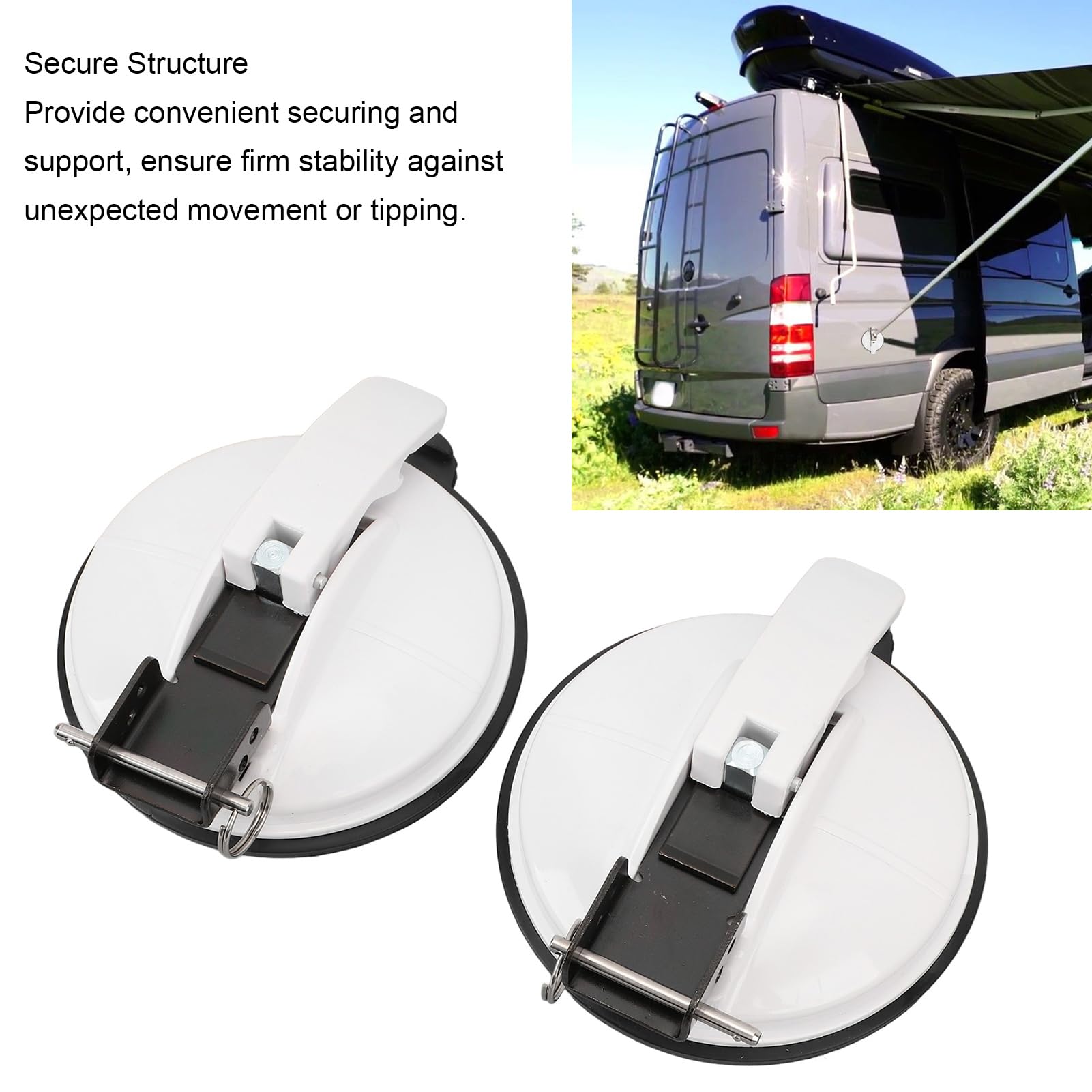 Markisenfußhalter 1 Paar - Stabile Halterung Für VW T4 T5 T6 T7