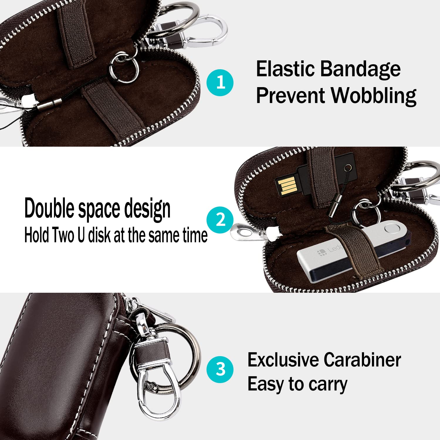 Ledger Wallet Tangem Aluminum Alloy Carrying Case Compatible With Ledger  Nano X/S Plus YubiKey USB 5 5C NFC Nano, Waterproof & Shockproof USB Thumb  Drive Device Storage Seed Wallet Crypto Wallet