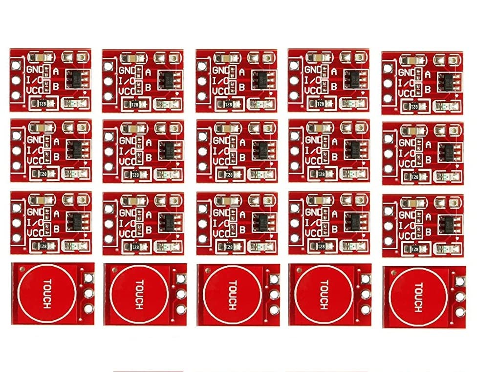 Ds Robotics® TTP223 Capacitive Switch Button Module Self-Lock Switch Button Module High Low Level Output (20 Piece) (B0C72DZD6X) Amazon Price History, Amazon Price Tracker