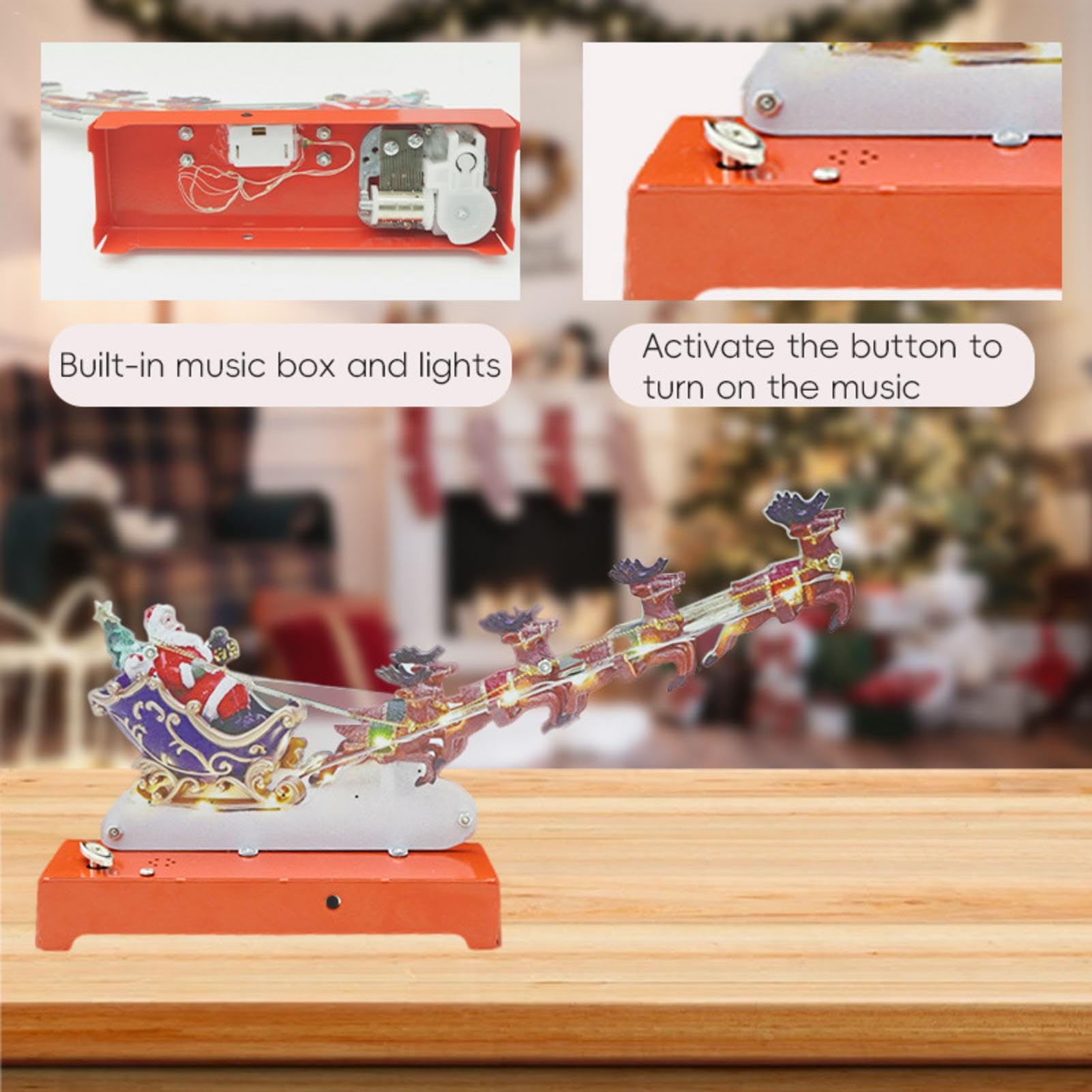 サンタクロースのクリスマスコレクションオルゴール からくりオルゴール サンタクロース – ヴァルト