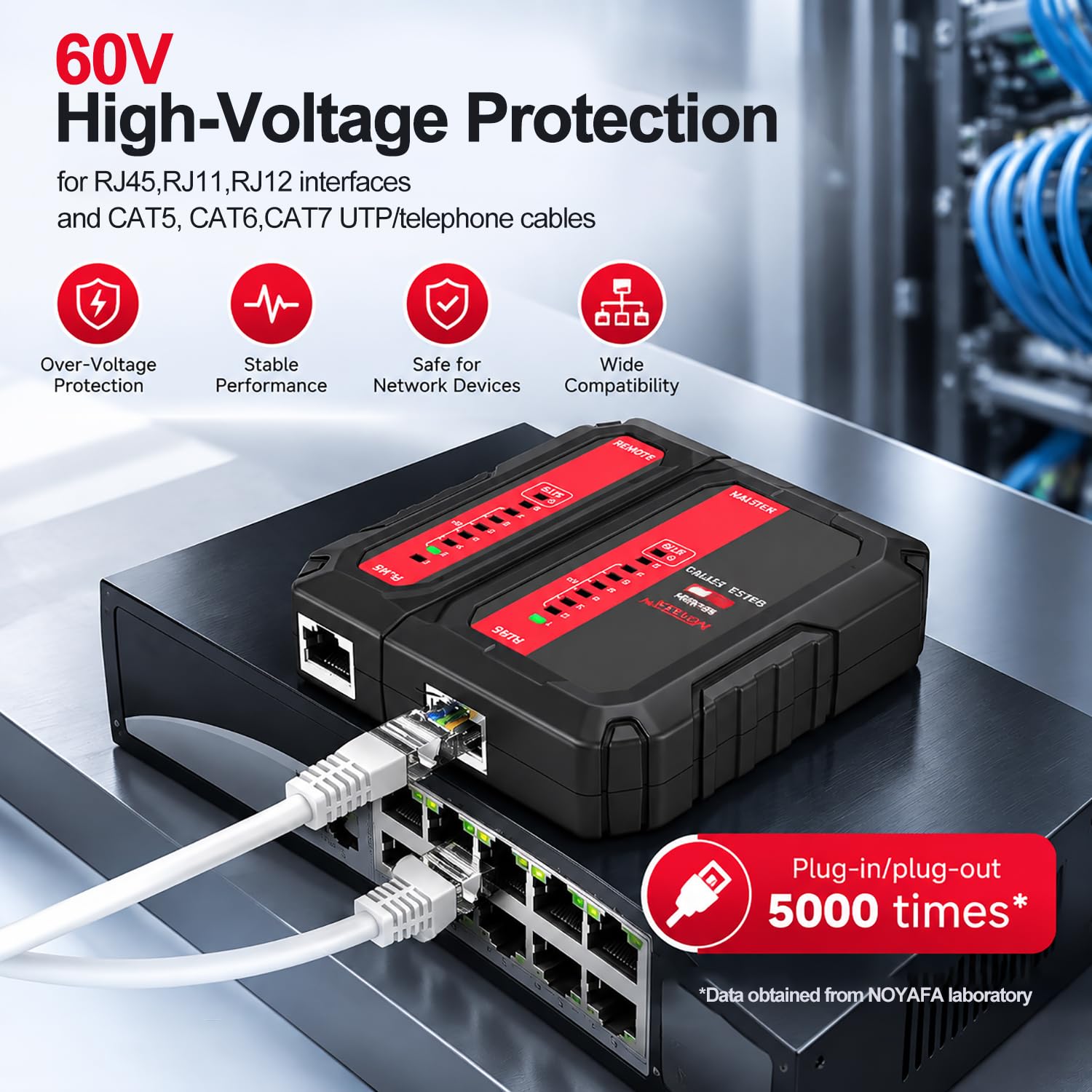 NOYAFA Network Cable Tester - Test All Cables! -3 NOYAFA Network Cable Tester - Test All Cables! -3