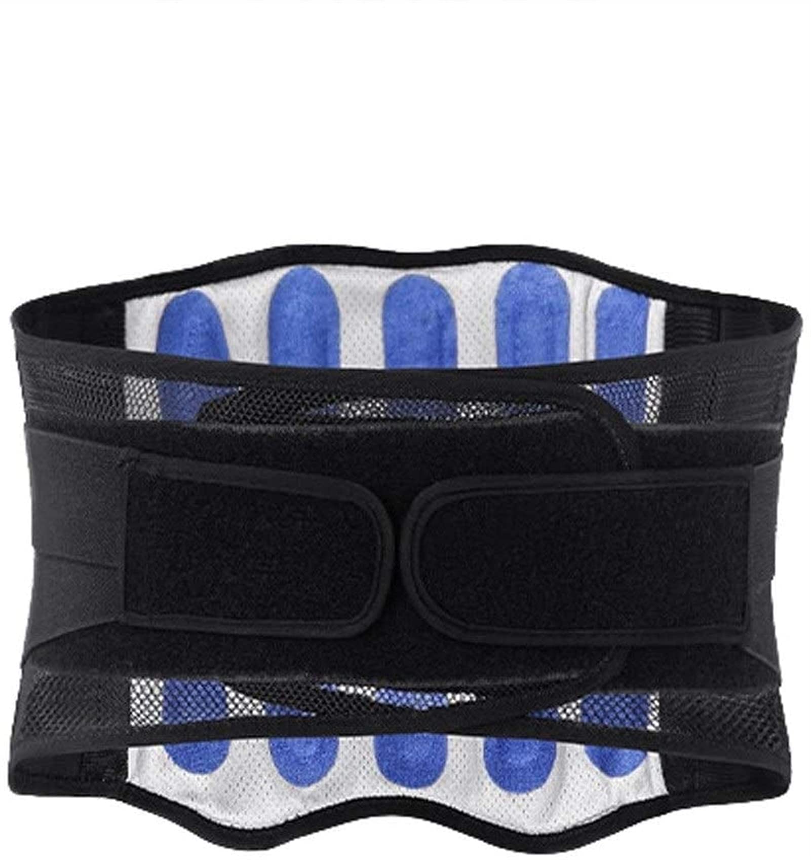 Correas de Soporte Ajustables - Faja Lumbar para Hombres y Mujeres, protección Deportiva, cinturón de Soporte Lumbar de Malla Transpirable con Agujeros Tropicales