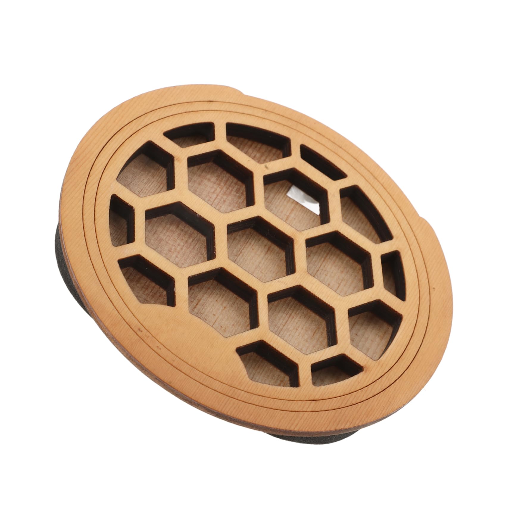 HEMOTON Acoustic Guitar Accessory Wooden Sound Hole Cover for 40/41 Inch Guitars