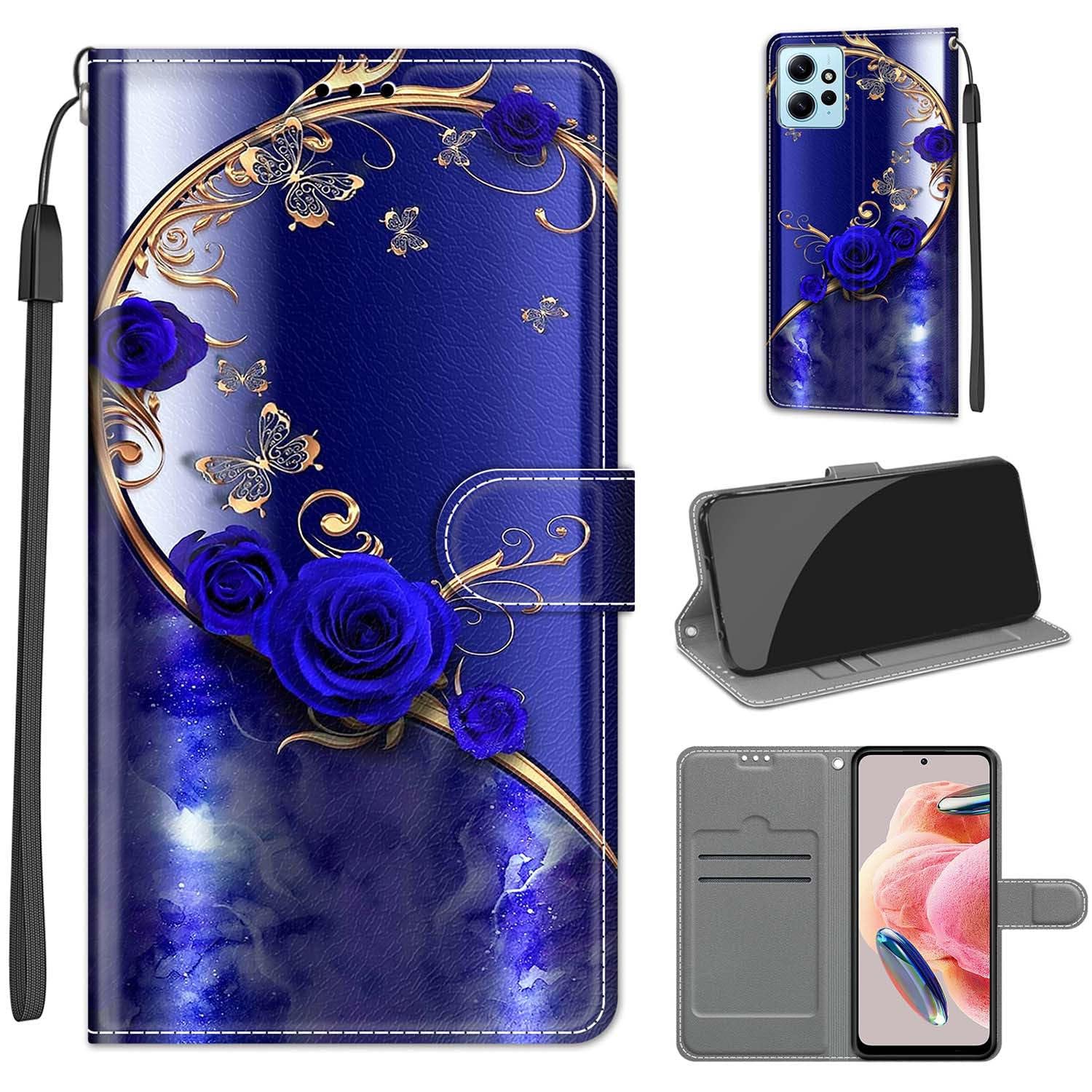 Leder-Hülle Für Xiaomi Redmi Note 12 4G – Klappcase Mit Kartenfach, Magnetverschluss & Standfunktion