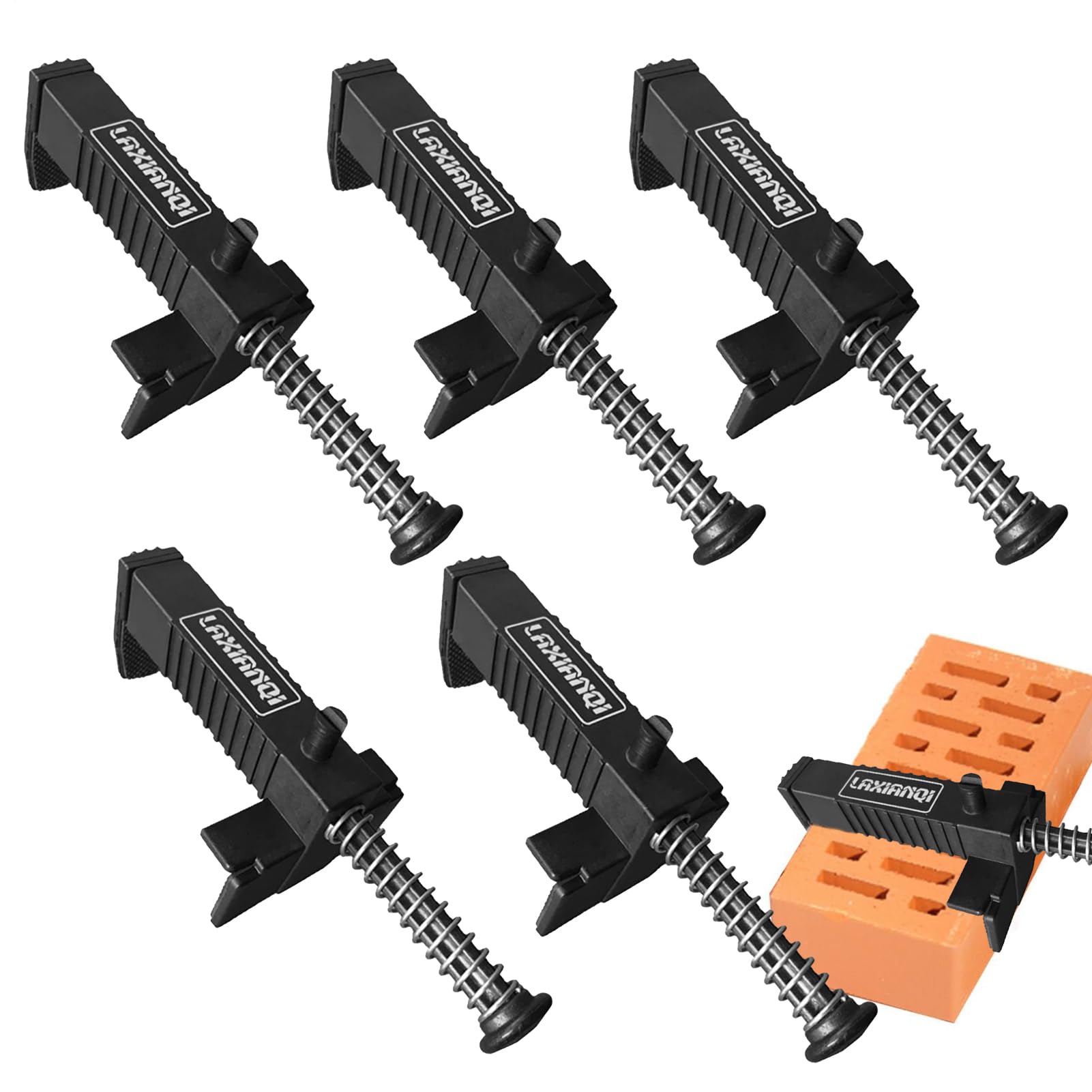 Wire Boxes Masonry Tool - Brick Fixer, Running Alignment Tool, Heavy Duty Steel Design | Practical Masonry Building Equipment for Builders Contractors Wall Layout Workplace Use