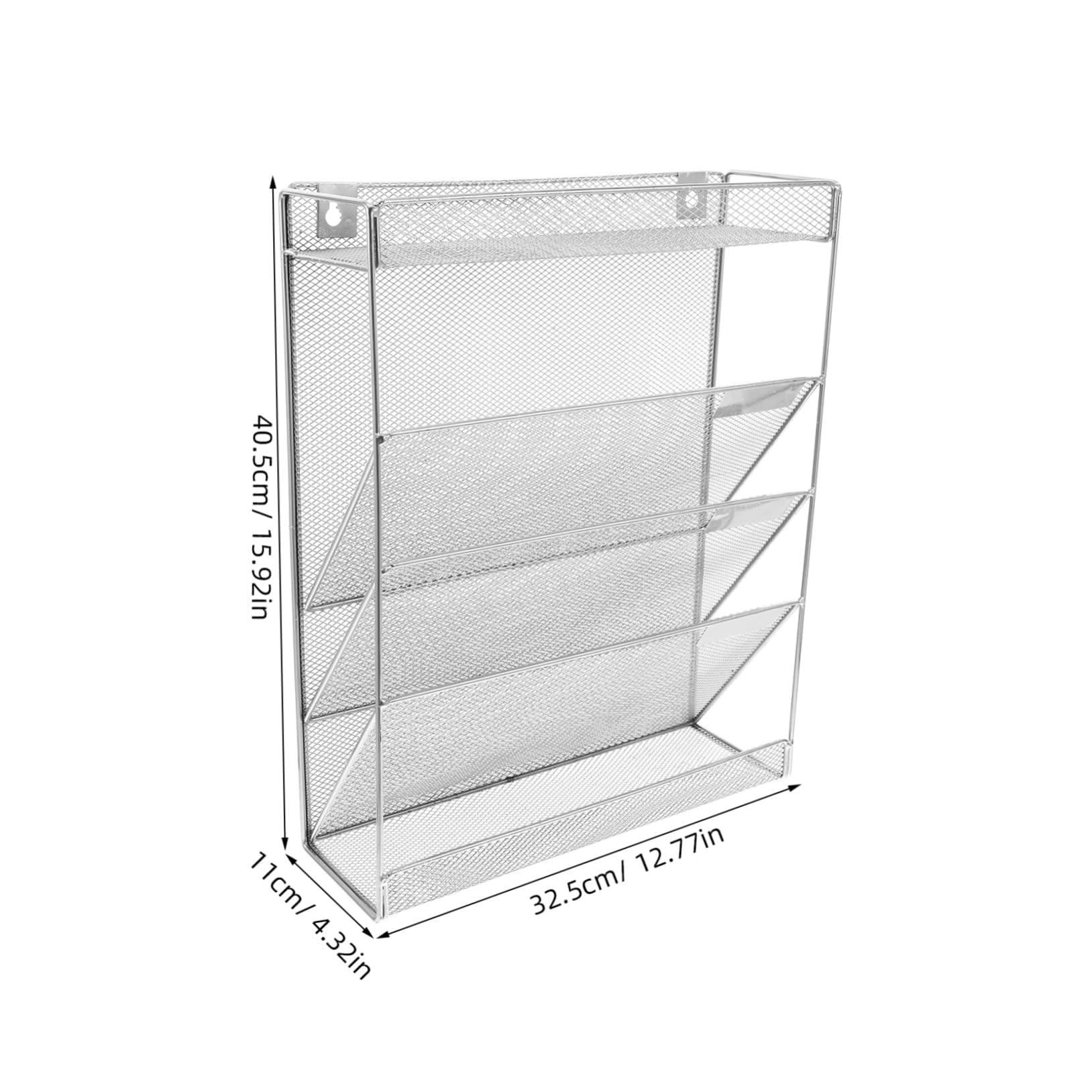 ARTIBETTER Wand-dokumentenhalter Aus Metall Hängeregistratur-organizer Wandablage Mehrschichtiger Ordnerhalter Papiere Für Büro Und Dokumentenmanagement