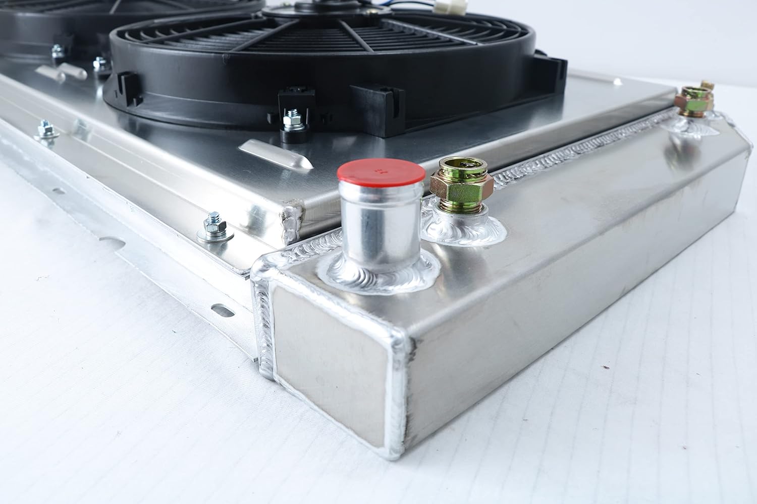 DPI1520 Radiator for 1988-2000 Chevy GMC C/K 1500 2500 3500 Suburban Blazer Tahoe GMC Yukon Cadillac 3 Row Aluminum Radiators Fans Relay Kit