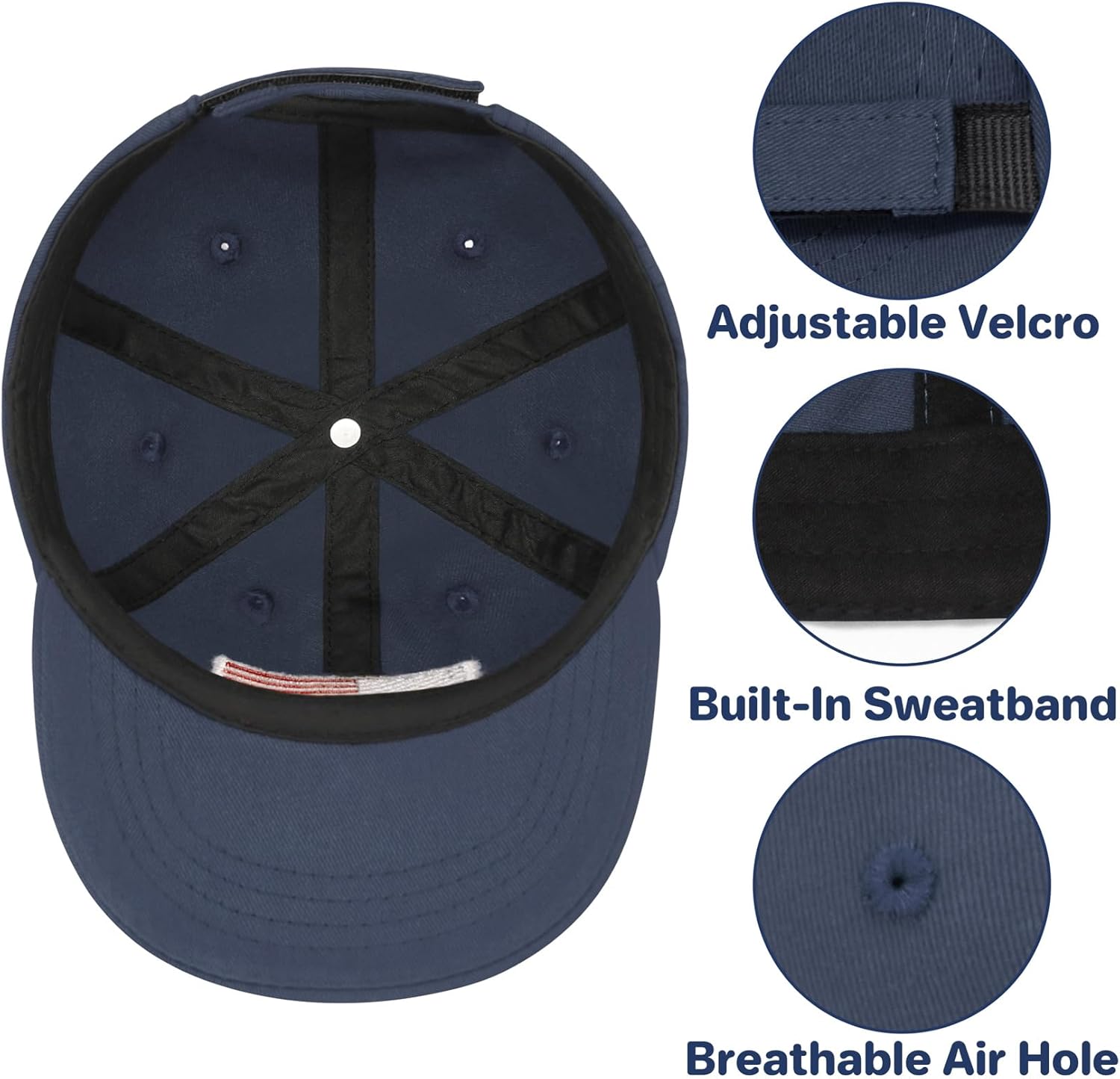 qikqik Toddler Baseball Hat Baby Baseball Cap Infant Hats Baby Ball Cap Kids 4th of July Hats Toddler American Flag Hat USA - Image 4