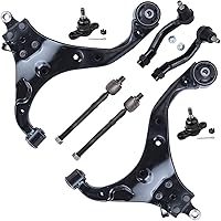 Vista 1335 de Detroit Axle - Kit de suspensión frontal de 8 piezas para Dodge Journey 2009-2015, 2 brazos de control inferiores, 2 rótulas, 2 varillas