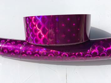 50 ft roll of 3/4" Fushia Peacock Hula Hoop Craft Tape