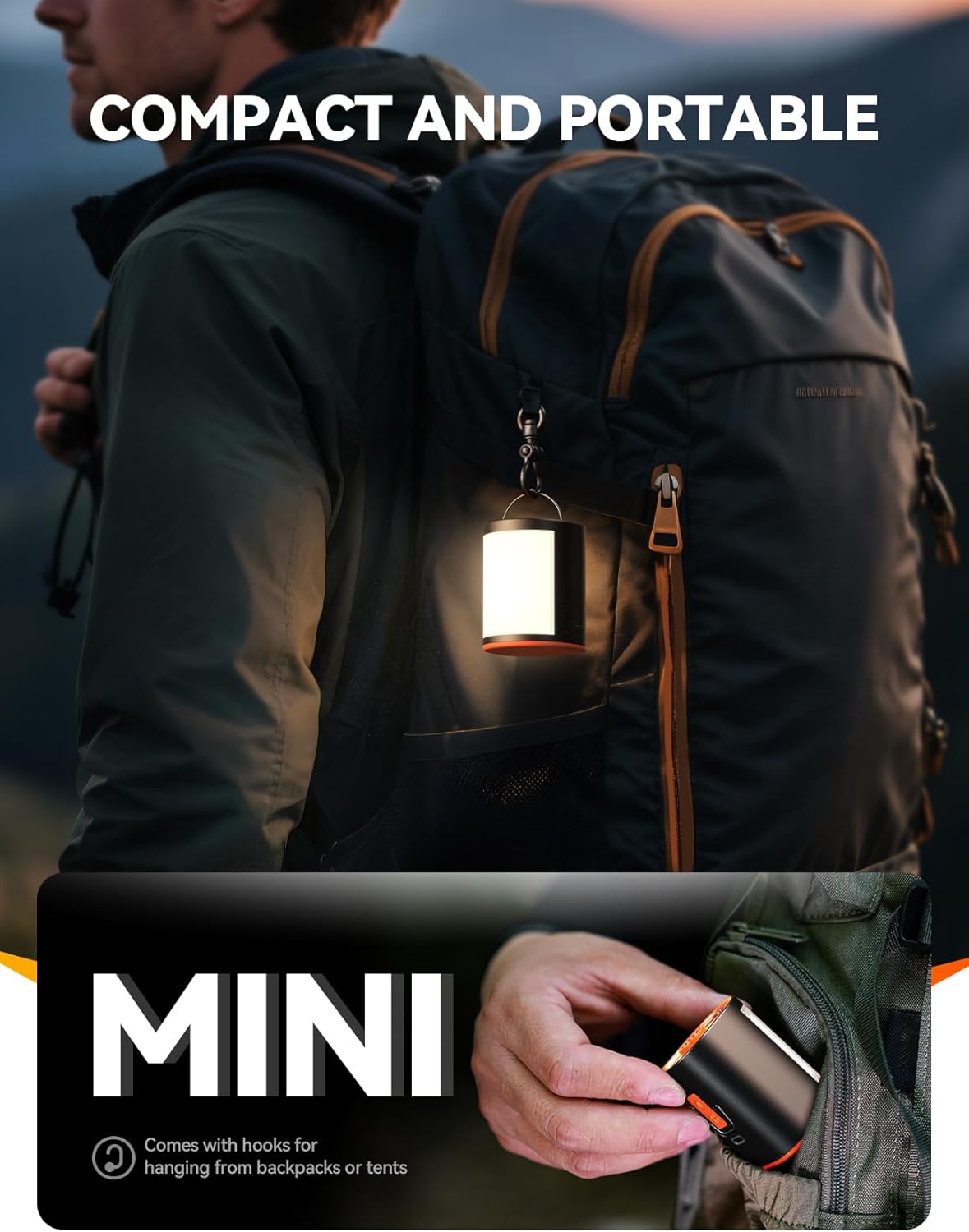 JOYROOM Air Pump for Inflatables, 3600 mAh Battery & Camping Light Portable Air Pump, 4.8kPa Ultra-Fast and Mini Electric Air Mattress Pump - Image 9