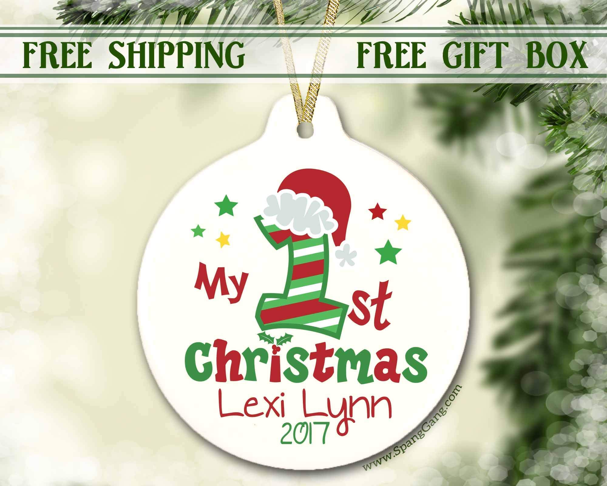 Personalized Christmas Ornament, 1st Christmas Ornament