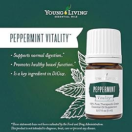 Young Living Essential Oil Blend | Refreshing & Soothing Aroma | 100% Pure Essential Oil for Home, Work, & Personal Use | Peppermint Vitality | 5 ml