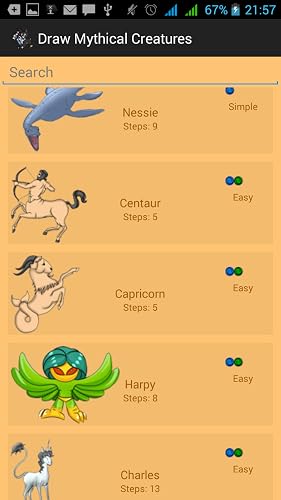 KVinS How to Draw Mythical Creatures App #TOP25