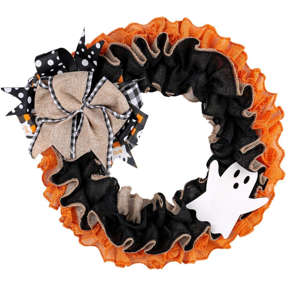 Couronne suspendue d'halloween déco de porte et mur de chambre