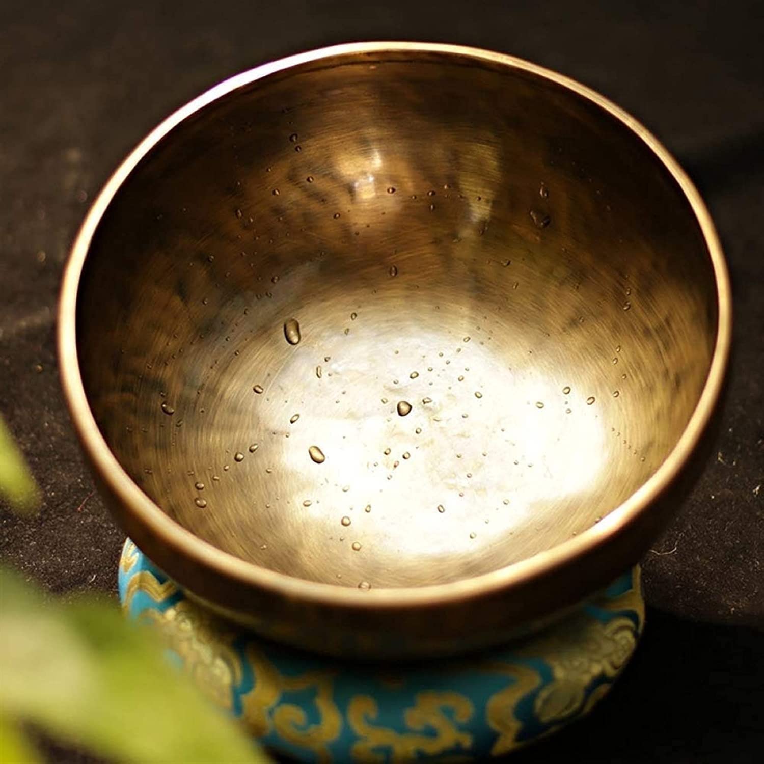 Set di campane tibetane in metallo, campane tibetane per meditazione buddista, martellate a mano in Nepal per yoga, guarigione dei chakra, meditazione zen con percussore e cuscino in seta, regalo