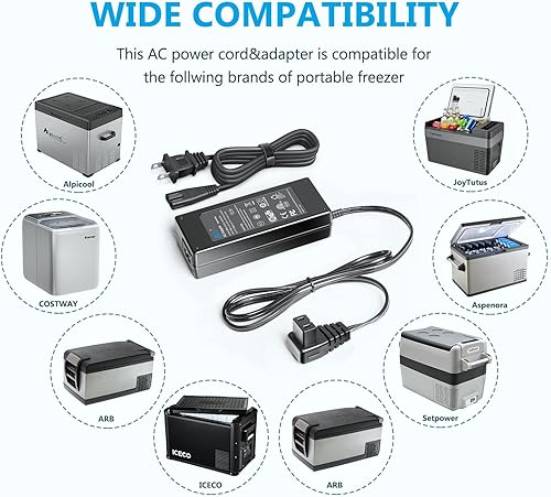 Miniatura 3 de KFD Cargador adaptador de refrigerador para refrigerador de coche Alpicool, ARB, Euhomy, Wagan, Bodega, AONI, Paffenery, COSTWAY, ICECO, Setpower,