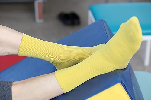 Miniatura 16 de Rainbow Socks - Calcetines elásticos de algodón DIABÉTICOS para pies caídos para hombres y mujeres