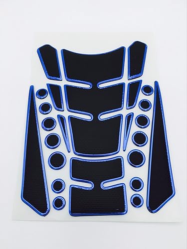 Miniatura 5 de Niree Etiqueta engomada metálica del cojín del protector del gas del tanque del luster de la motocicleta (#A02)