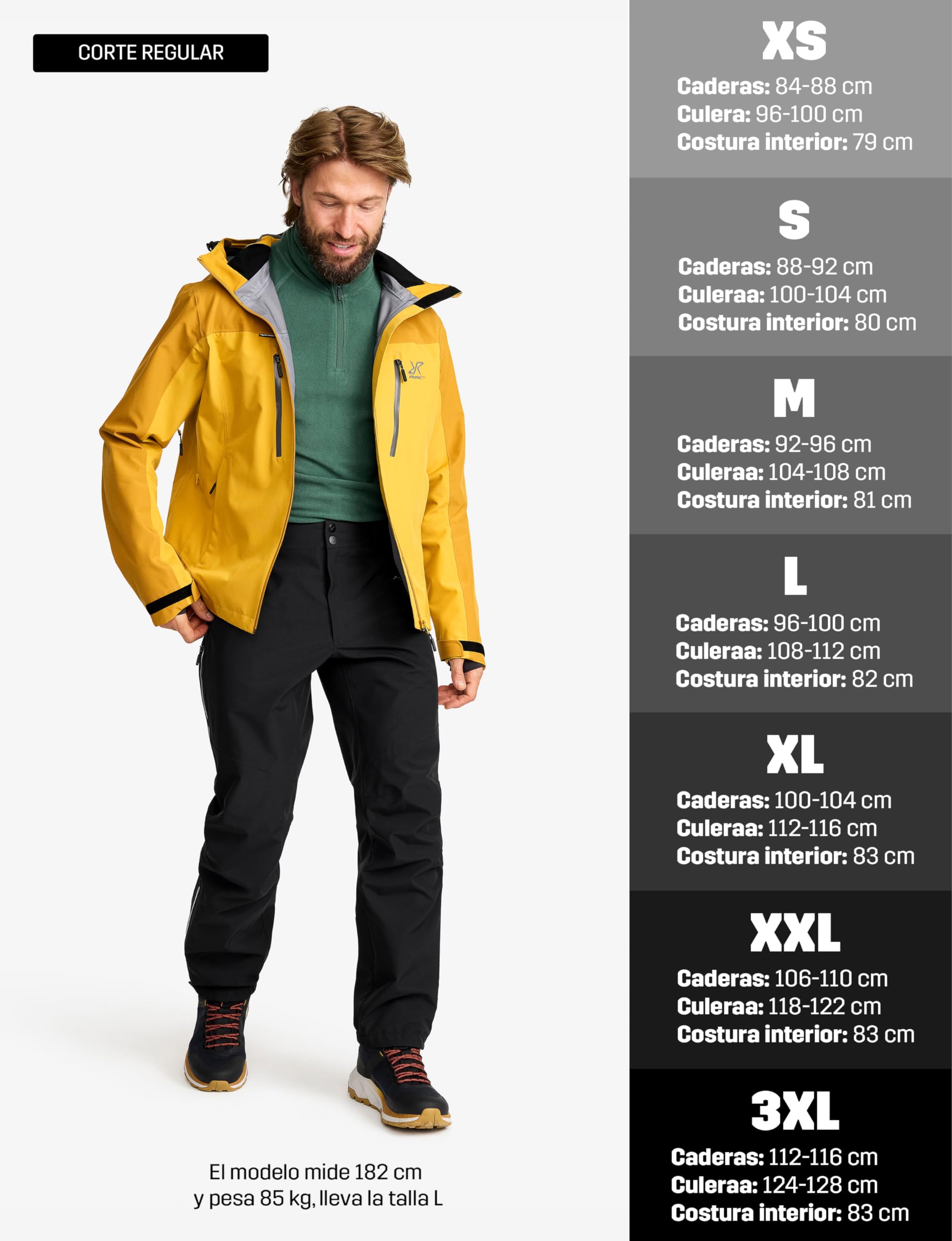 RevolutionRace Silence Proshell Pants para Hombre, Pantalones Impermeables, Senderismo