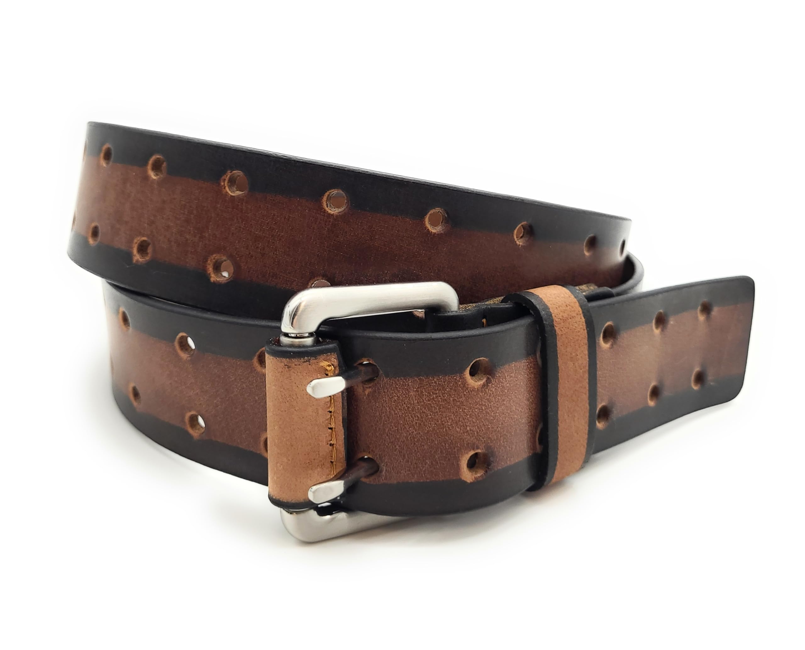 Lemasi Büffelvollleder Gürtel 42mm Unisex kürzbar – Vintage