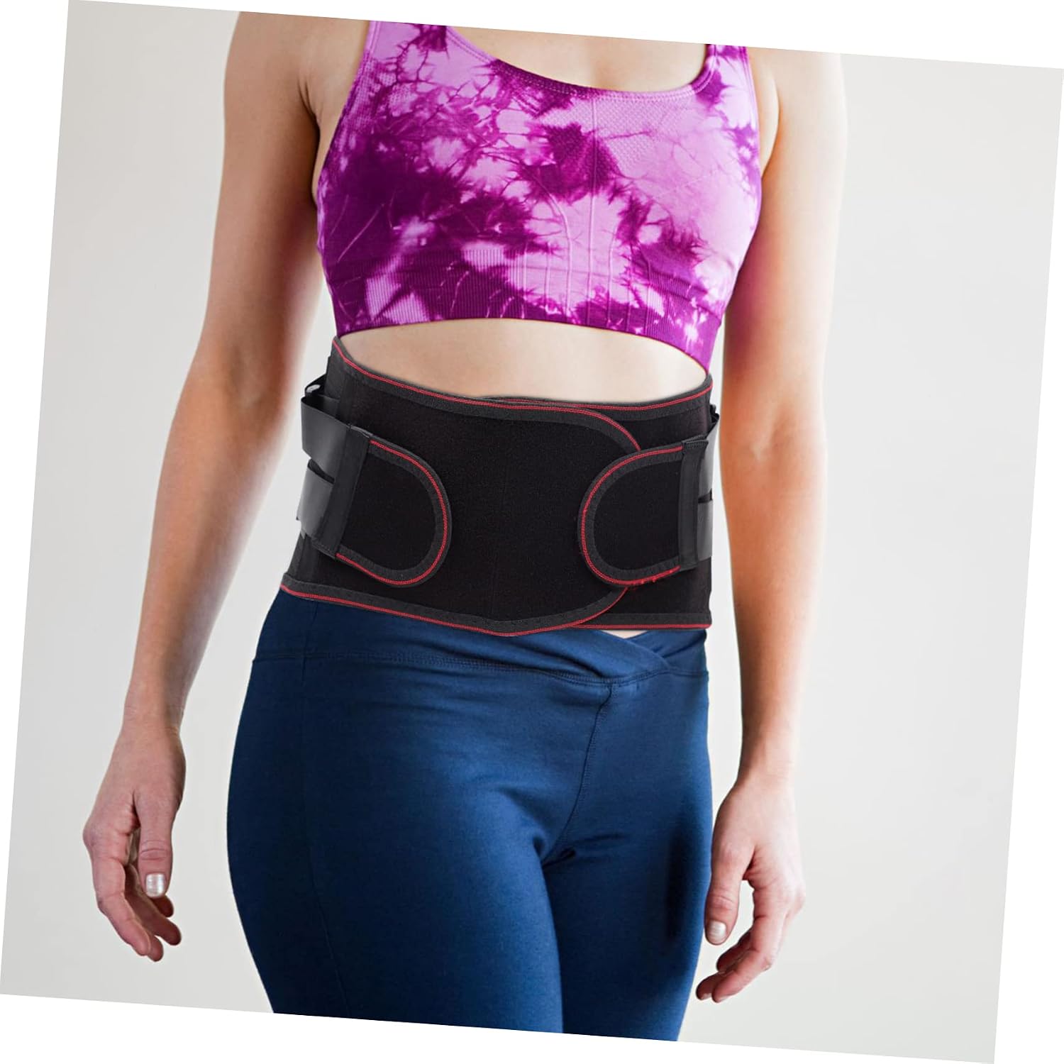 VALICLUD Lumbar Back Brace for Men and Women Adjustable Steel Plate Waist Support Belt Breathable Fitness Support for Sports and Everyday Use Summer Winter for Back Pain Relief