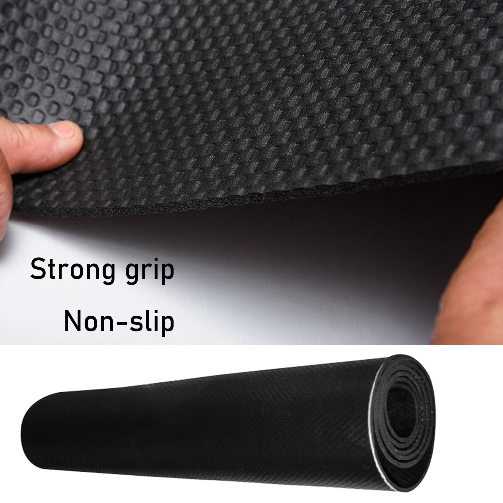 HJXGQJM Tappetini Attrezzi Fitness，Tappetino per Tapis Roulant in Gomma NBR，Tappetino Antiscivolo Antiurto Protezione del Pavimento Tappetino per Tapis Roulant, Ciclette, Rowers(150x75cm)