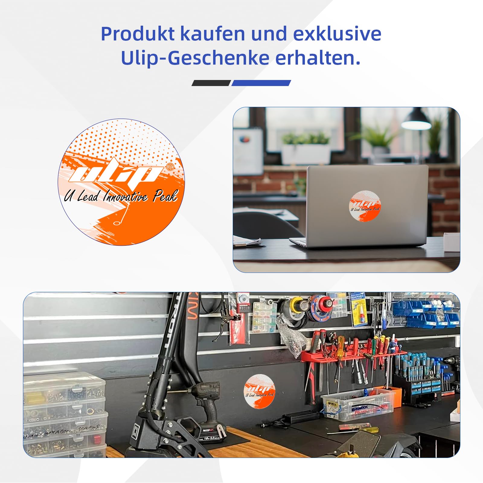 ulip 9,5 x 2,50 Vollgummireifen für Niu KQI3 Max/Pro/Sport Elektroroller 9,5 Zoll Ersatzreifen Ersatzräder für Scooter 2PCS