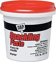 DAP Spackling Paste 8 oz White - Ready-Mixed Wall Filler for Holes, Cracks & Blemishes in Plaster, Drywall, Wood