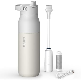 Brita LARQ iQ Digital Stainless Steel Water Bottle with Water Filter 1000 ml