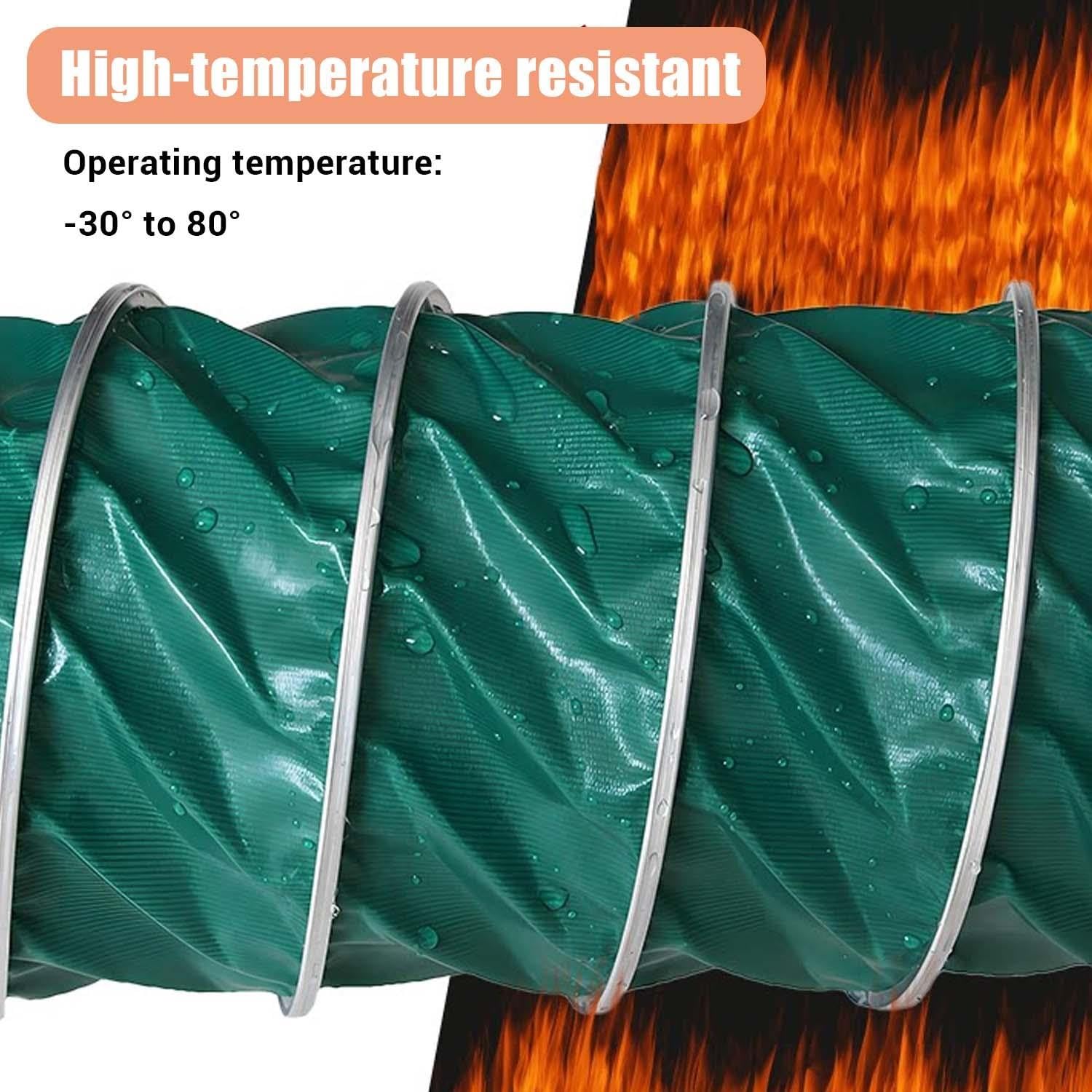 Flexibler Lüftungskanalschlauch, Abluftschlauch PVC-Schlauch Kanalschlauch