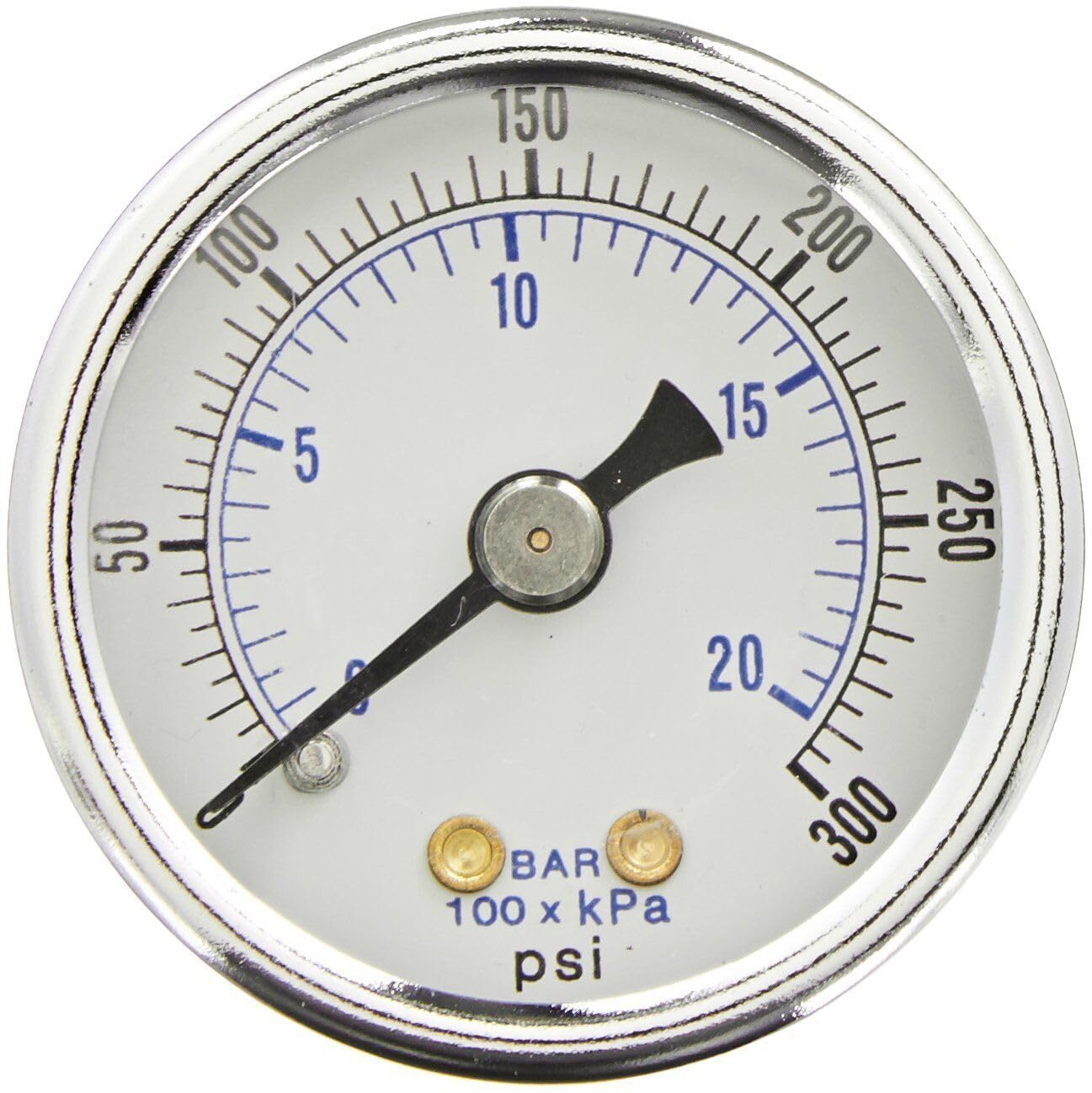 for PSB15-300 Compressor Dry Pressure Gauge 0-300 PSI 1/8