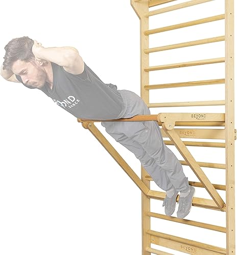 Miniatura 6 de Beyond Balance Estación de entrenamiento personal barras de escalera suecas con accesorio de barra de inmersión ajustable